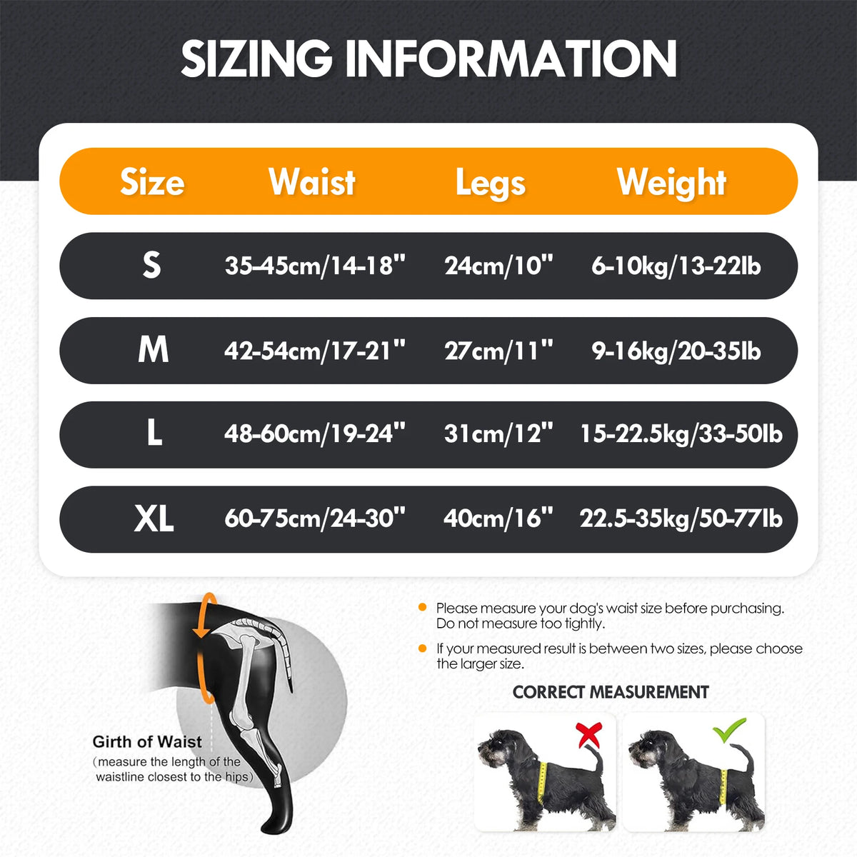 Dog Hind Leg Support Harness, Adjustable Dog Lift Sling for Disabled & Senior Dogs with Mobility Issues