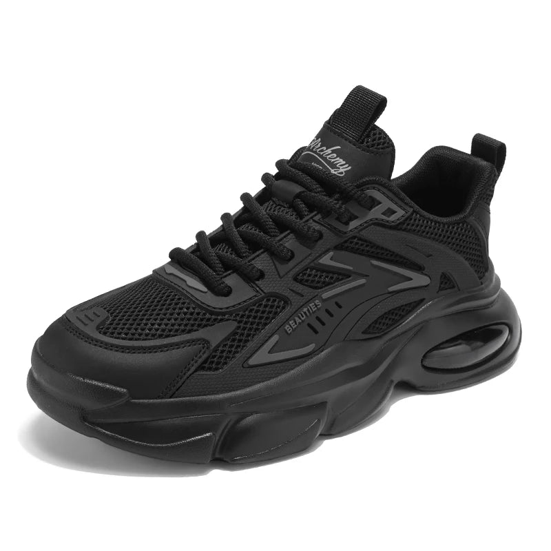 Men's casual sneakers spring summer breathable soft-sole anti-slip outdoor running shoes fashion students Joker tide sports shoe