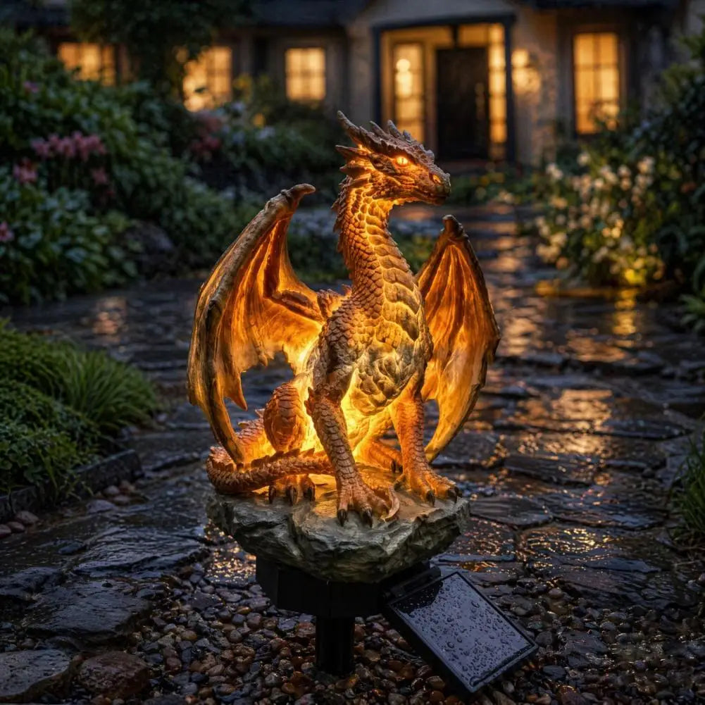 DragonGlow™ Solar Statue 🐉✨ — Ignite Your Garden with Fantasy