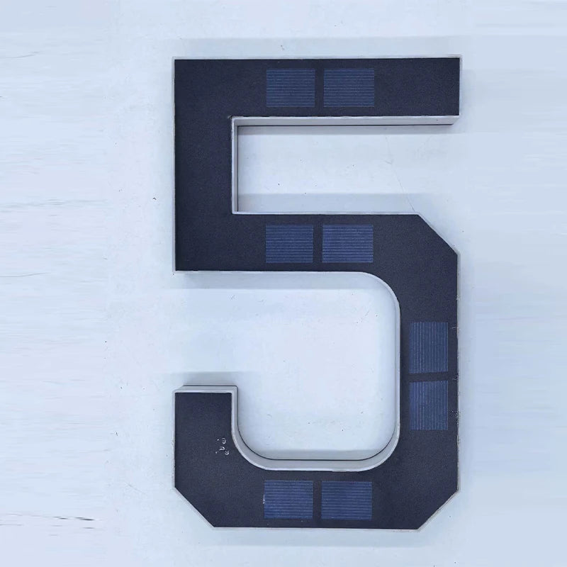 SolarAddress™ LED Numbers 🌞💡 — Easy-to-Spot Home Style