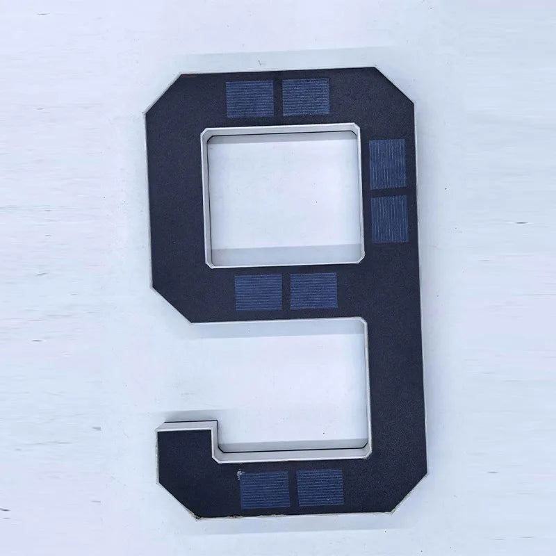 SolarAddress™ LED Numbers 🌞💡 — Easy-to-Spot Home Style