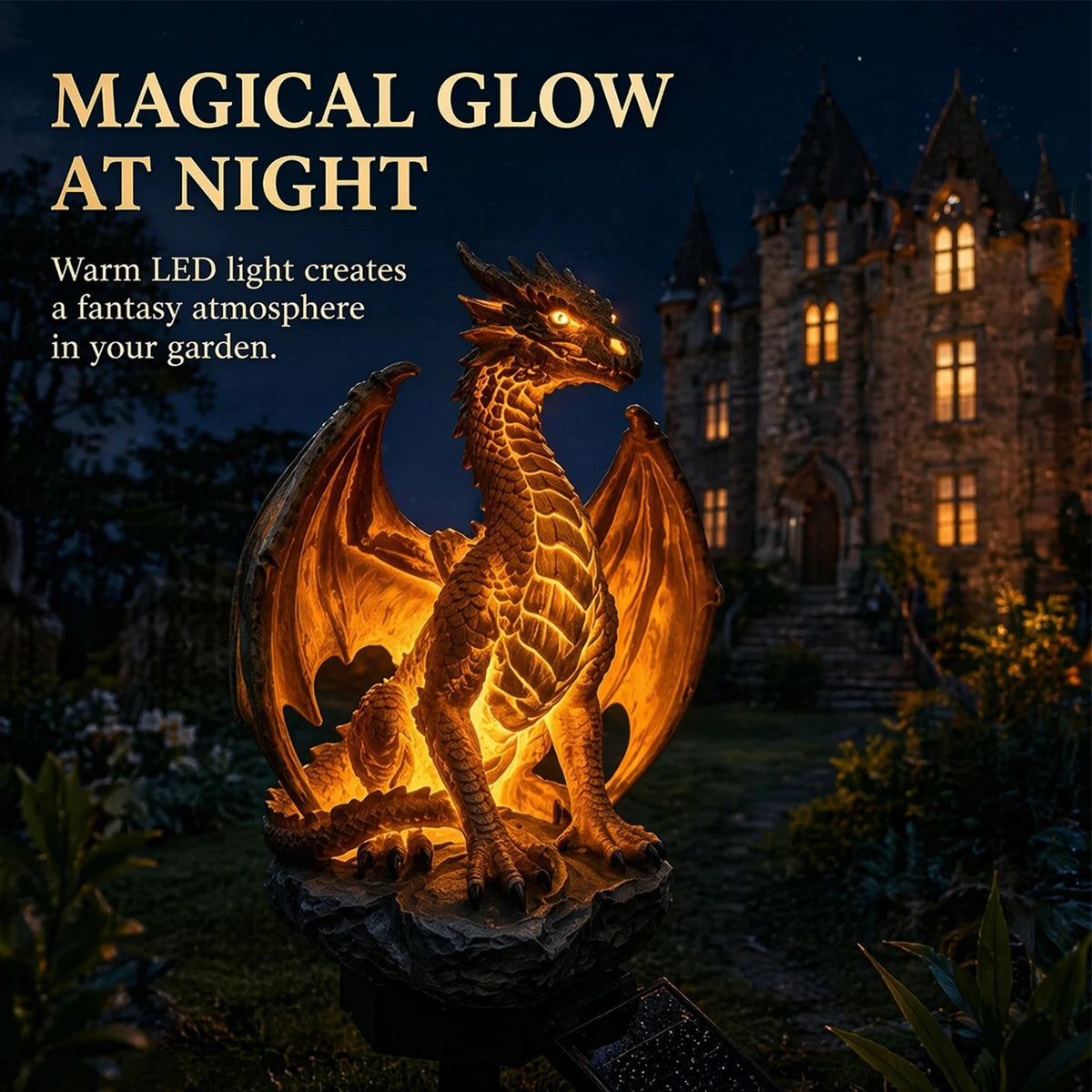 DragonGlow™ Solar Statue 🐉✨ — Ignite Your Garden with Fantasy