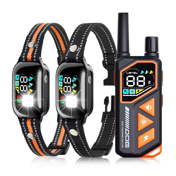 Smart AI Dog Training Collar with Remote – 3300ft Range & IPX7 Waterproof
