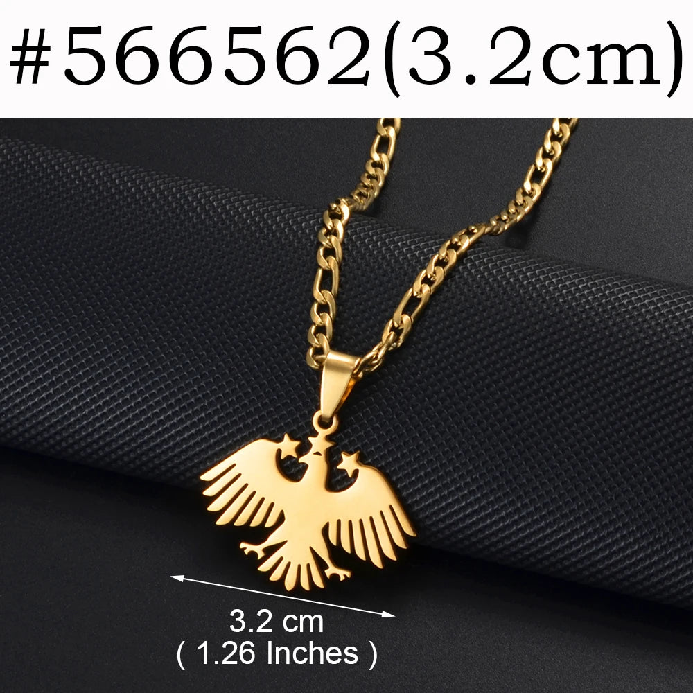 Syria Flag Pendant Neckalces for Woman Men,The New Syrian Eagle Jewelry #566562