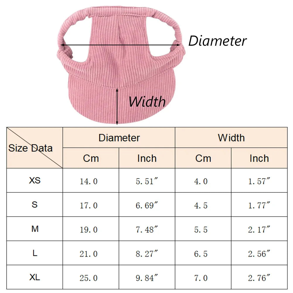 Fashionable Pet Dog Hat with Adjustable Sun Protection XS to XL Size for Small Medium Large Dogs Pet Outdoor Suppies Accessories