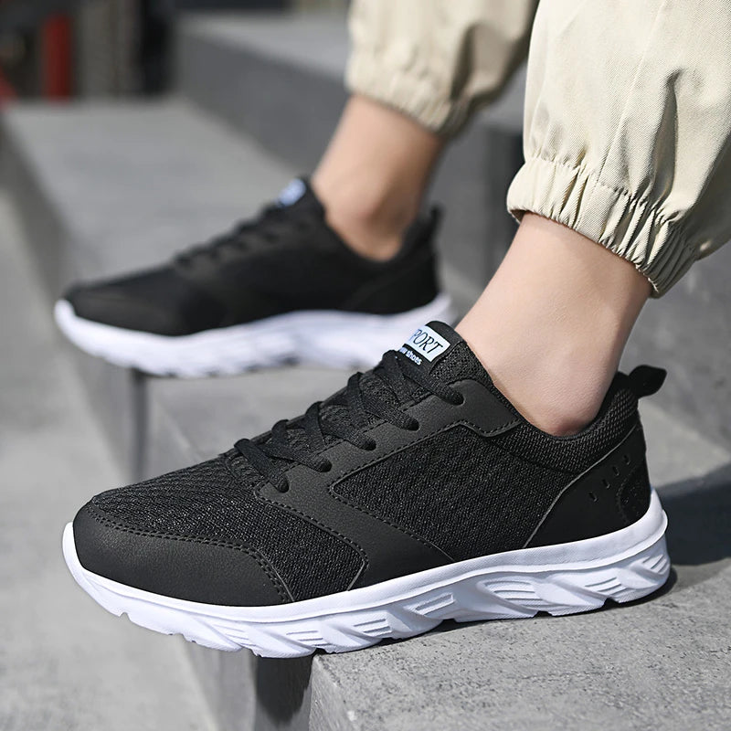 2026 summer new breathable mesh shoes men's outdoor non-slip walking shoes comfortable mesh casual sports shoes men 35-45