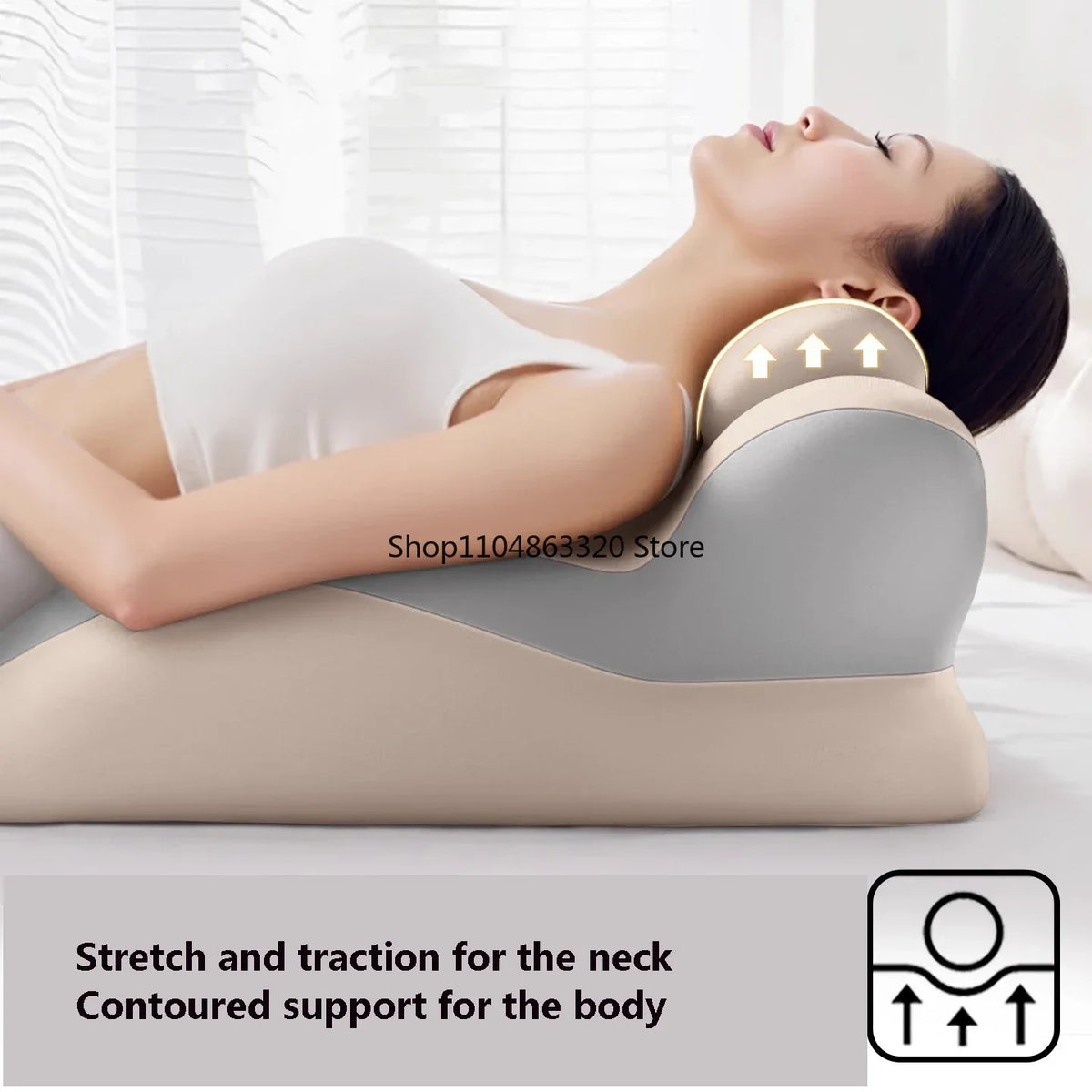 DreamDuo™ Support Pillow 🌙💕 — Cozy Comfort, Perfect Angle