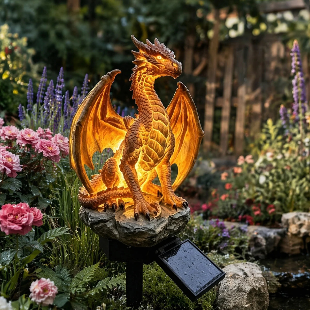 DragonGlow™ Solar Statue 🐉✨ — Ignite Your Garden with Fantasy