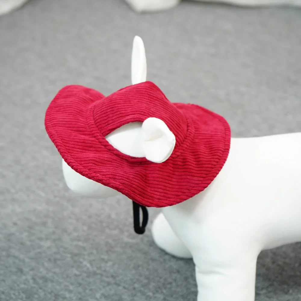 Fashionable Pet Dog Hat with Adjustable Sun Protection XS to XL Size for Small Medium Large Dogs Pet Outdoor Suppies Accessories