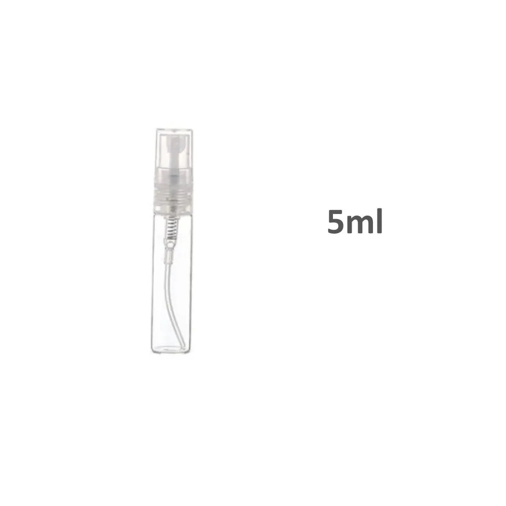 5ml 10ml Perfume Refiller Bottle Portable Mini Perfume Glass Bottle Empty Cosmetics Bottle Sample Test Tube Travel Cosmetic Tool