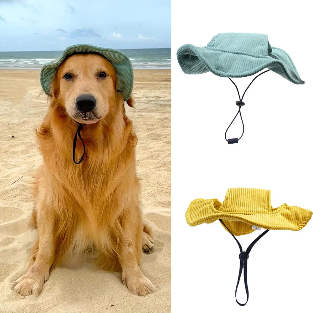 Fashionable Pet Dog Hat with Adjustable Sun Protection XS to XL Size for Small Medium Large Dogs Pet Outdoor Suppies Accessories