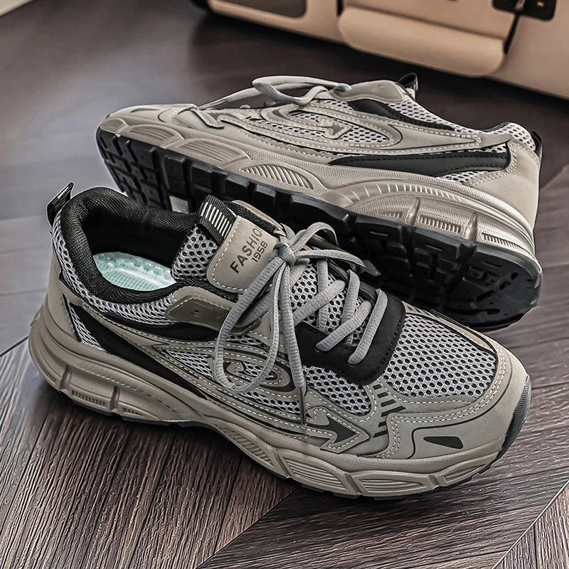Men's shoes 2026 summer casual versatile mesh breathable sports shoes running dad shoes outdoor sneakers