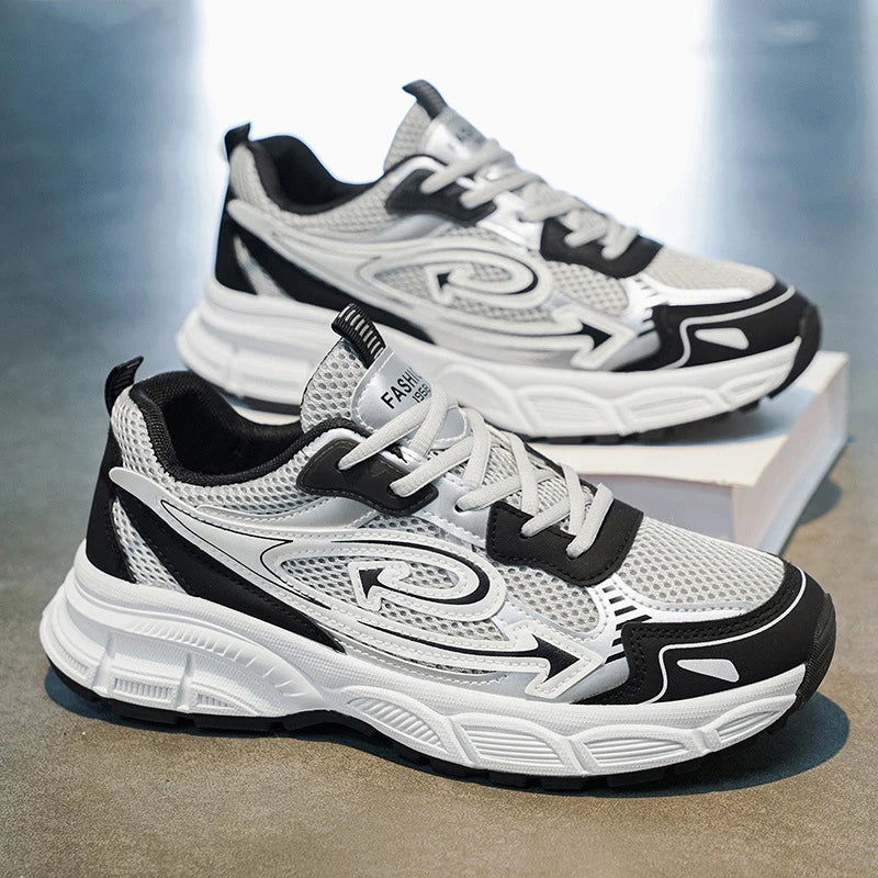Men's shoes 2026 summer casual versatile mesh breathable sports shoes running dad shoes outdoor sneakers