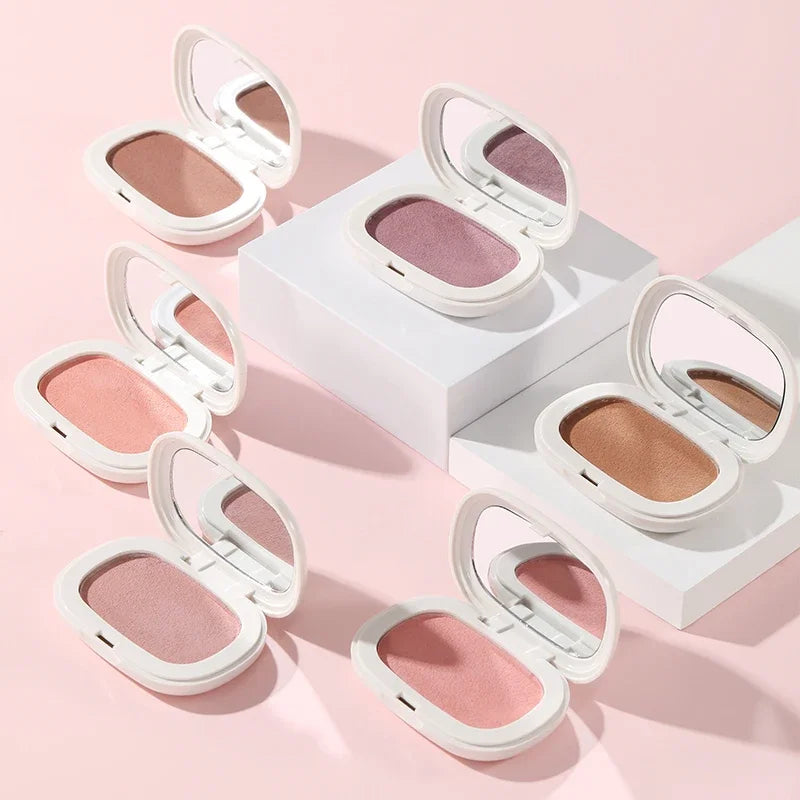 Monochrome Mud Blusher Contour Matte Natural Cheek Tint Purple Taro Low Saturation Waterproof Soft Contouring Cream Cosmetics