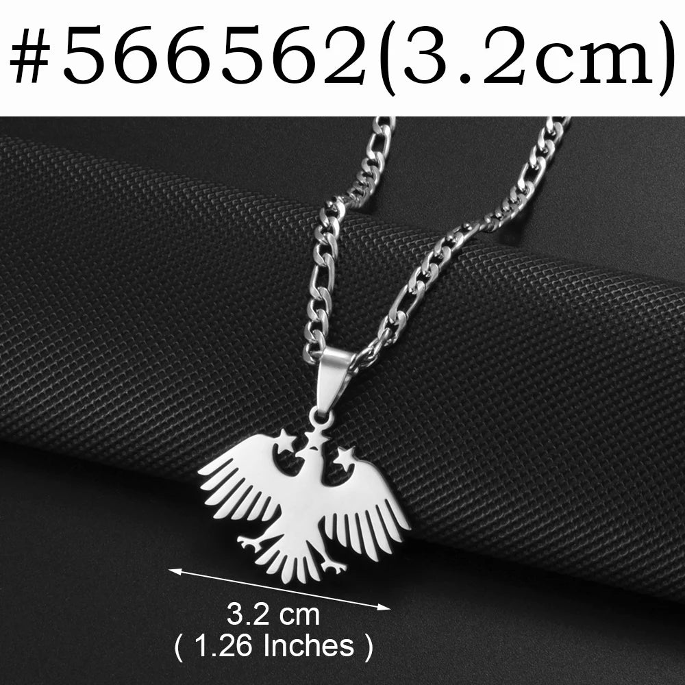 Syria Flag Pendant Neckalces for Woman Men,The New Syrian Eagle Jewelry #566562