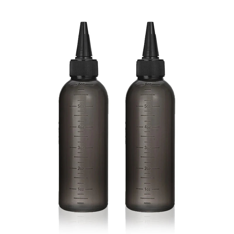 1/2/3pcs 180ml  Squeeze Bottles,Ideal for Liquid Hair Oils, Toiletries&Cosmetics Dispensing,Refillable Cosmetic Squeeze Bottles