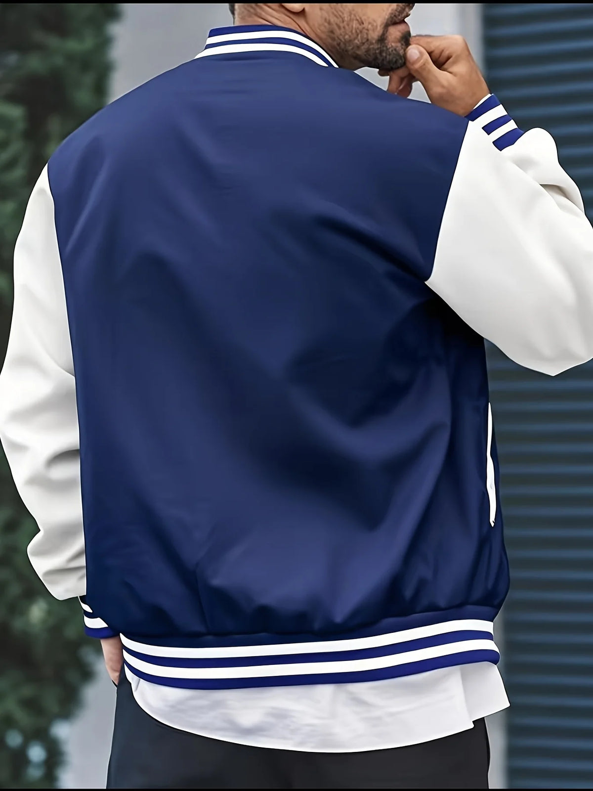 Autumn and Winter New Men's Fashion Buttons Fashion Versatile Multi-color Men's and Women's Streetwear Baseball Jacket
