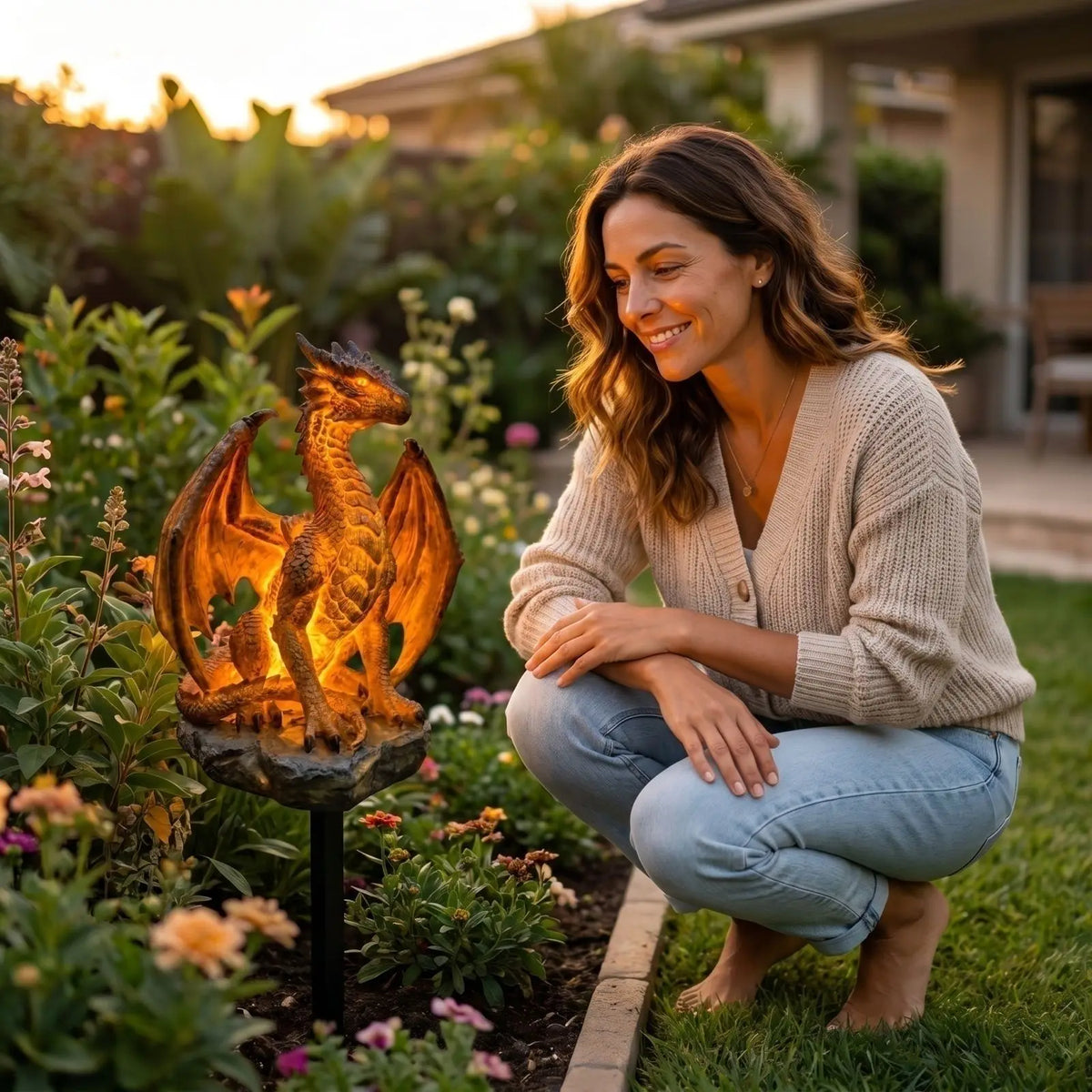 DragonGlow™ Solar Statue 🐉✨ — Ignite Your Garden with Fantasy
