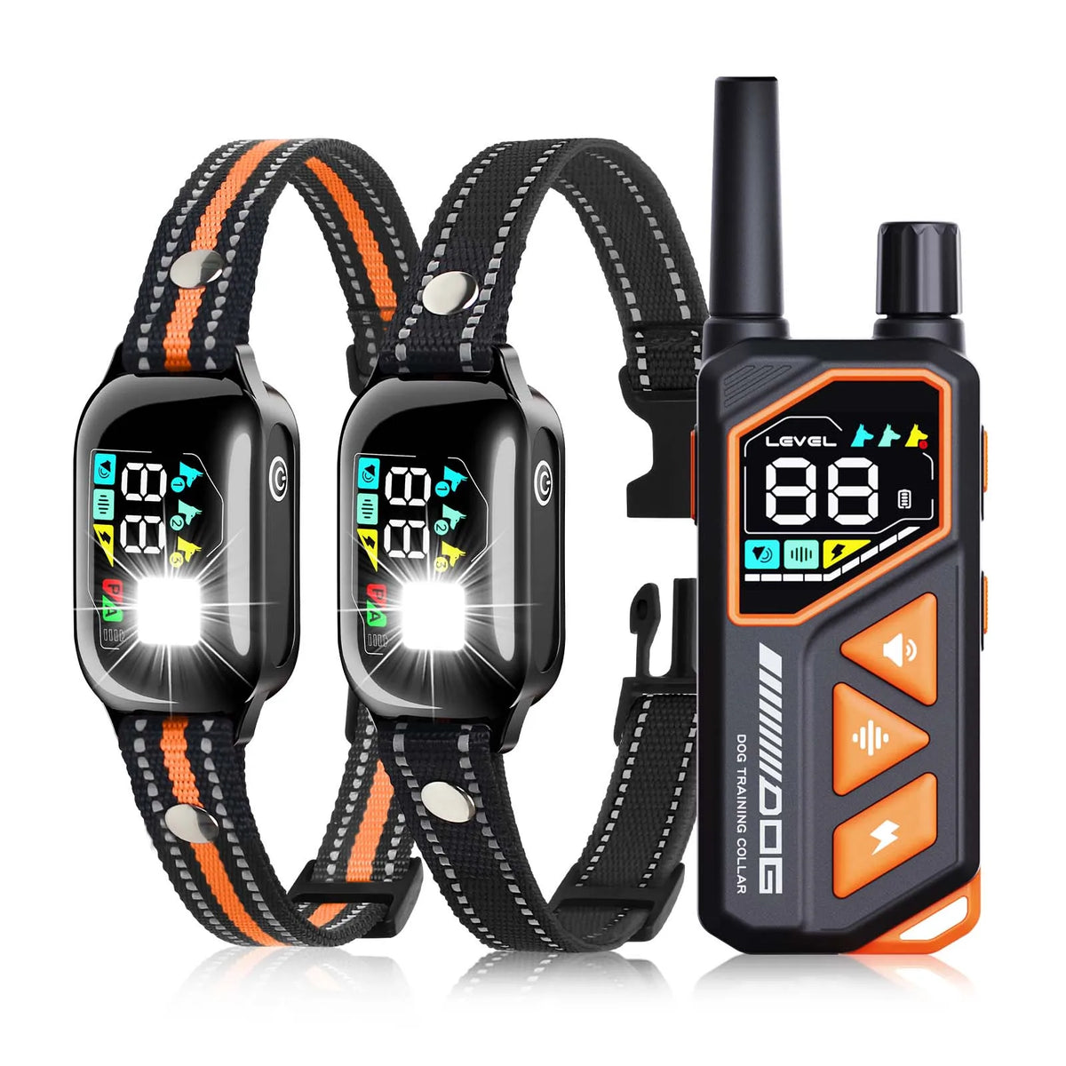 Smart AI Dog Training Collar with Remote – 3300ft Range & IPX7 Waterproof
