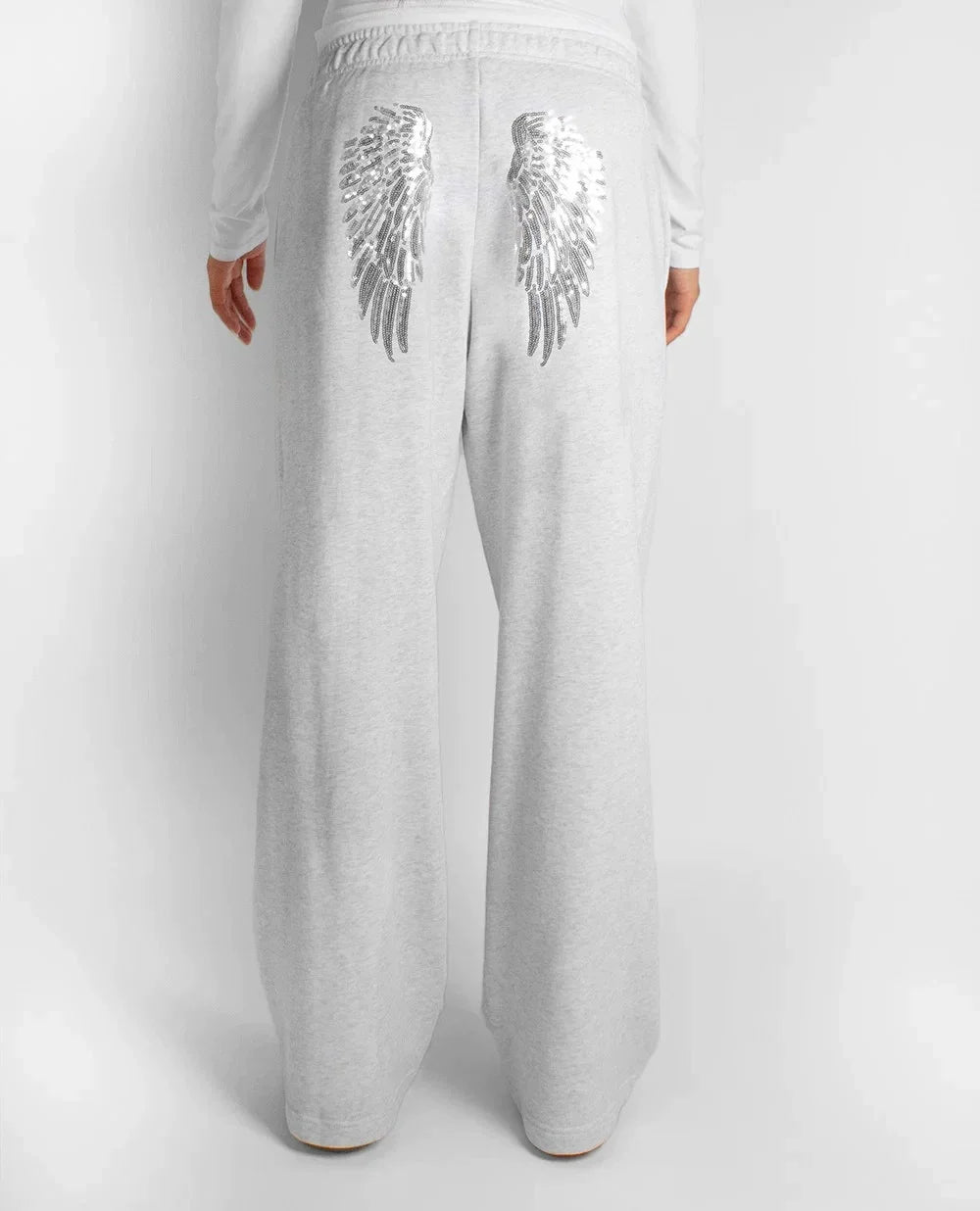 Fashion Wings Beads Sweathirts Women Oversized Hoodies Fleece Lining Sequined Casual Pullover Top Y2K Clothes Lady Outfits 2026