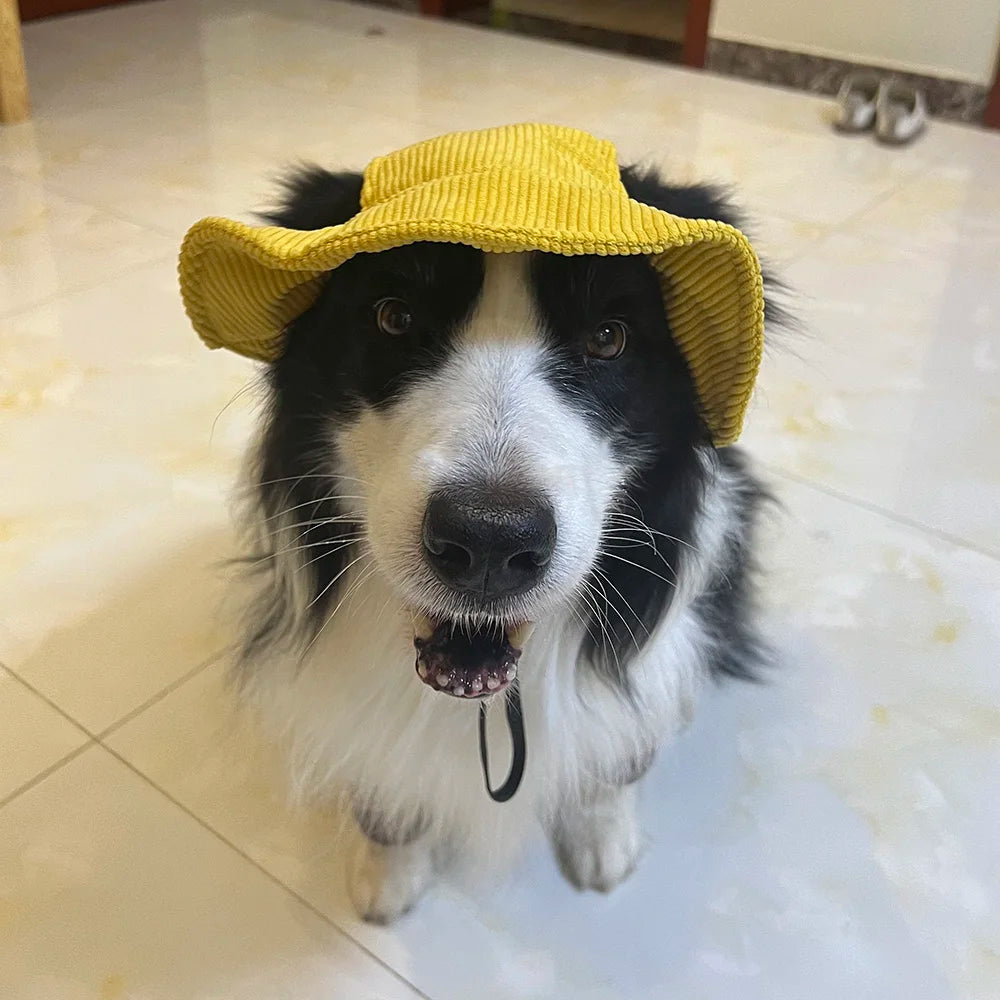 Fashionable Pet Dog Hat with Adjustable Sun Protection XS to XL Size for Small Medium Large Dogs Pet Outdoor Suppies Accessories