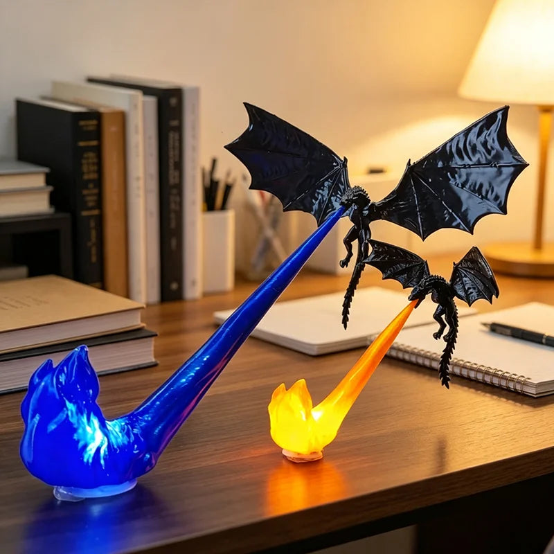 FireDrake™ Book Lamp 🔥📚 — Epic Light, Halloween Vibes