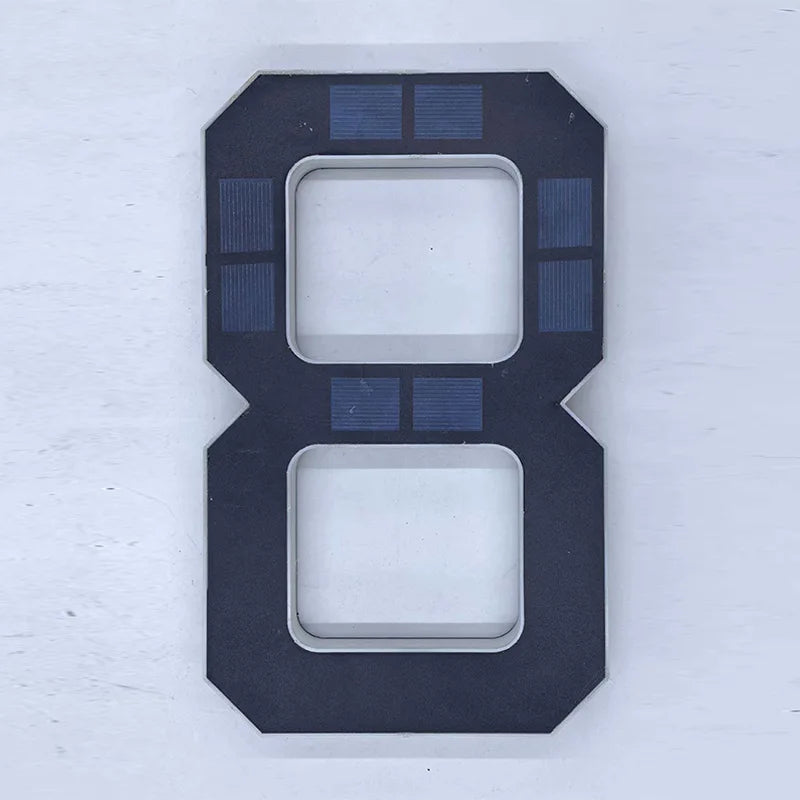 SolarAddress™ LED Numbers 🌞💡 — Easy-to-Spot Home Style