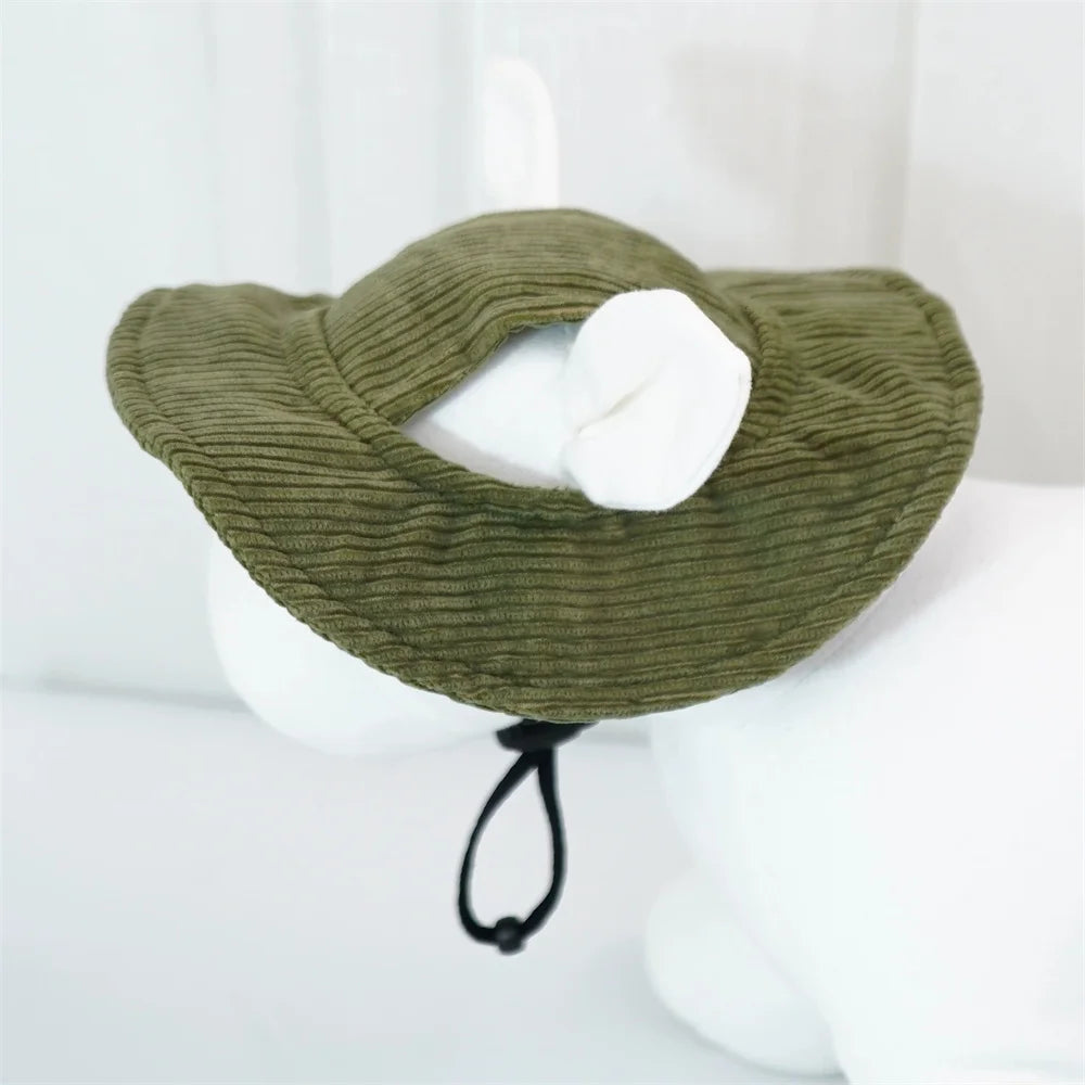 Fashionable Pet Dog Hat with Adjustable Sun Protection XS to XL Size for Small Medium Large Dogs Pet Outdoor Suppies Accessories