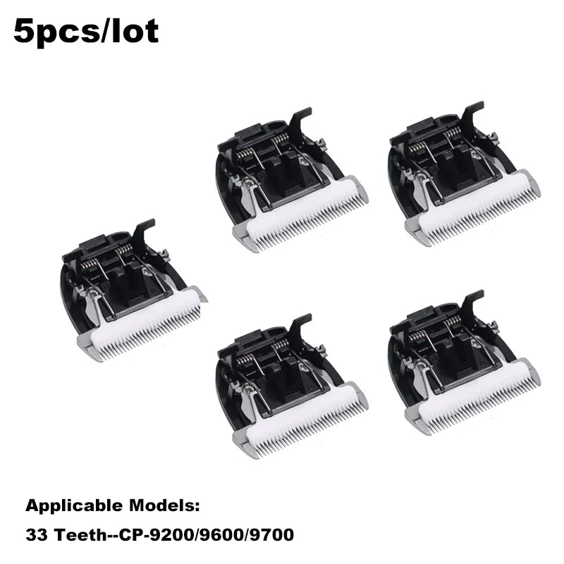 1-5Pcs/batch Ceramic Blade Blades For Codos, CP9600 Replacement Blades, for CP9700 CP 9200 958 9580 Pet Trimmer Clip 33 Teeth