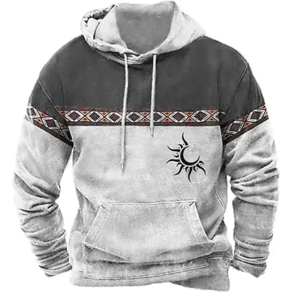 Vintage Totem Autumn Sweatshirt 3D Print Hoodies Loose Men/WOMEN Hoodie Holiday Hoodie Long Sleeve Coat Men Clothing
