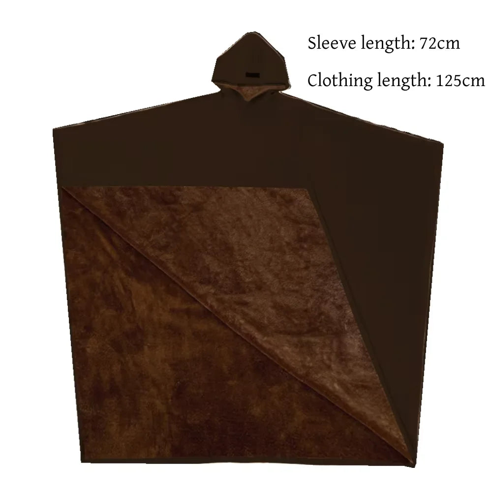 CozyCloud™ Hoodie Blanket ☁️💖 — Oversized Warmth & Comfort