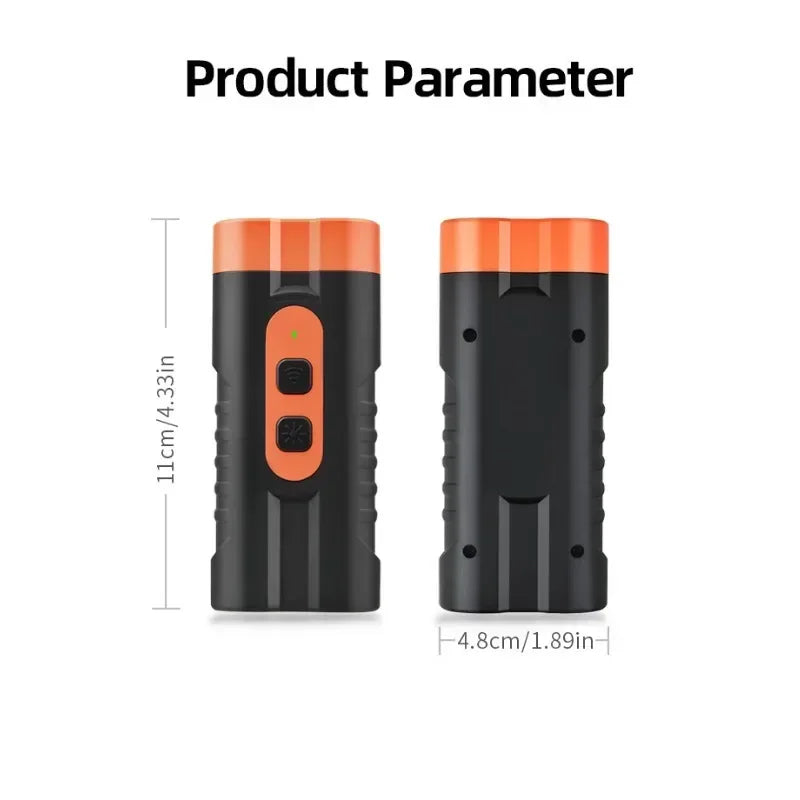 2025 Pet Dog Repeller Ultrasonic Dog Training Device Rechargeable Anti Dog Bark Deterrent Device With LED Flashlight