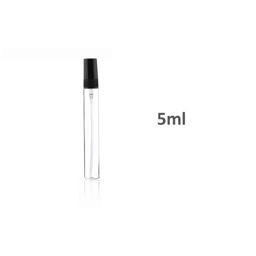 5ml 10ml Perfume Refiller Bottle Portable Mini Perfume Glass Bottle Empty Cosmetics Bottle Sample Test Tube Travel Cosmetic Tool