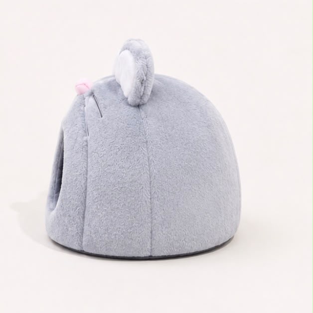 Cute Mouse Shaped Hamster Bed House, Hedgehog Hideout Nest Small Pet Winter Warm Cage Accessories